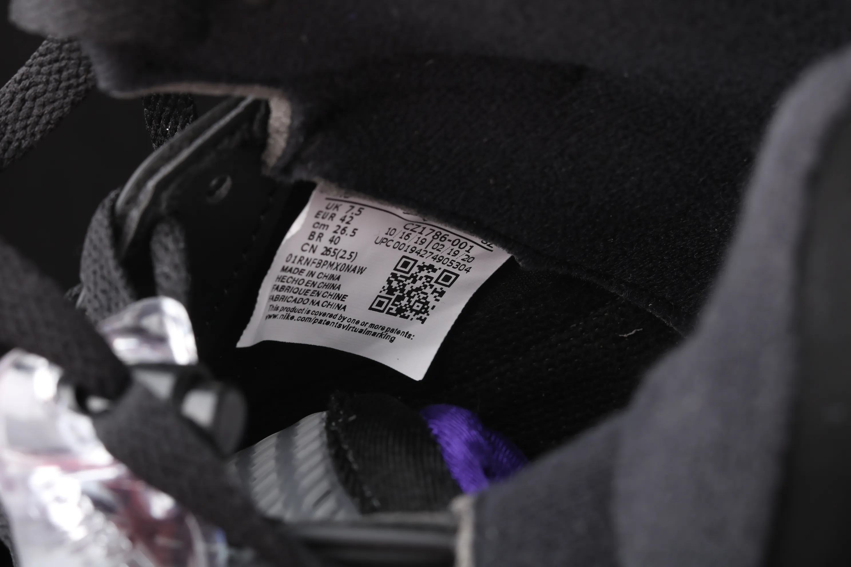All categories Air Jordan Jordan series basketball shoes Air Jordan 5 Air Jordan 5 ''Top 3'' AJ5 Joe 5 grape purple black red CZ1786-001